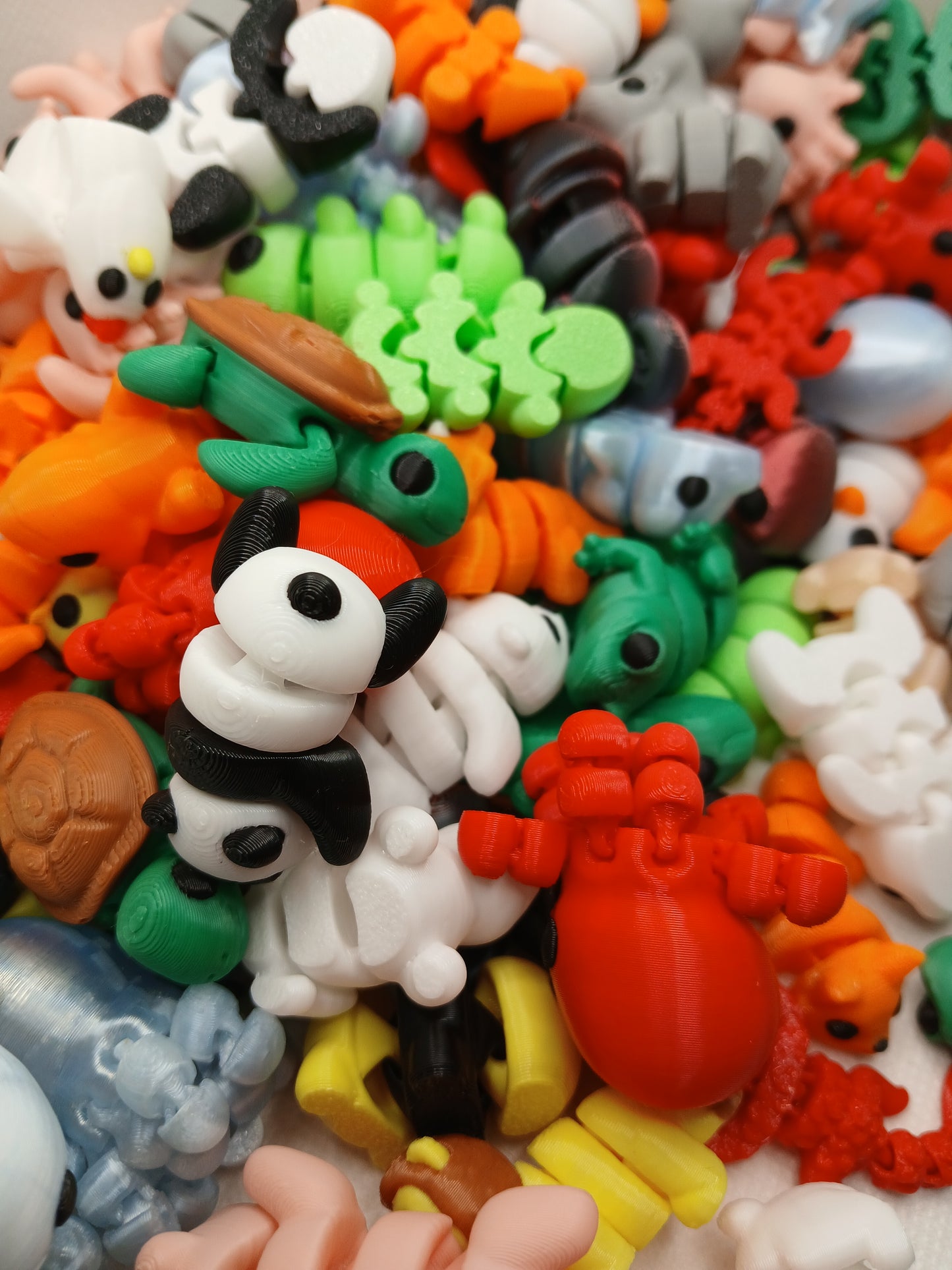 50 Mini variety pack 3d printed animals cute