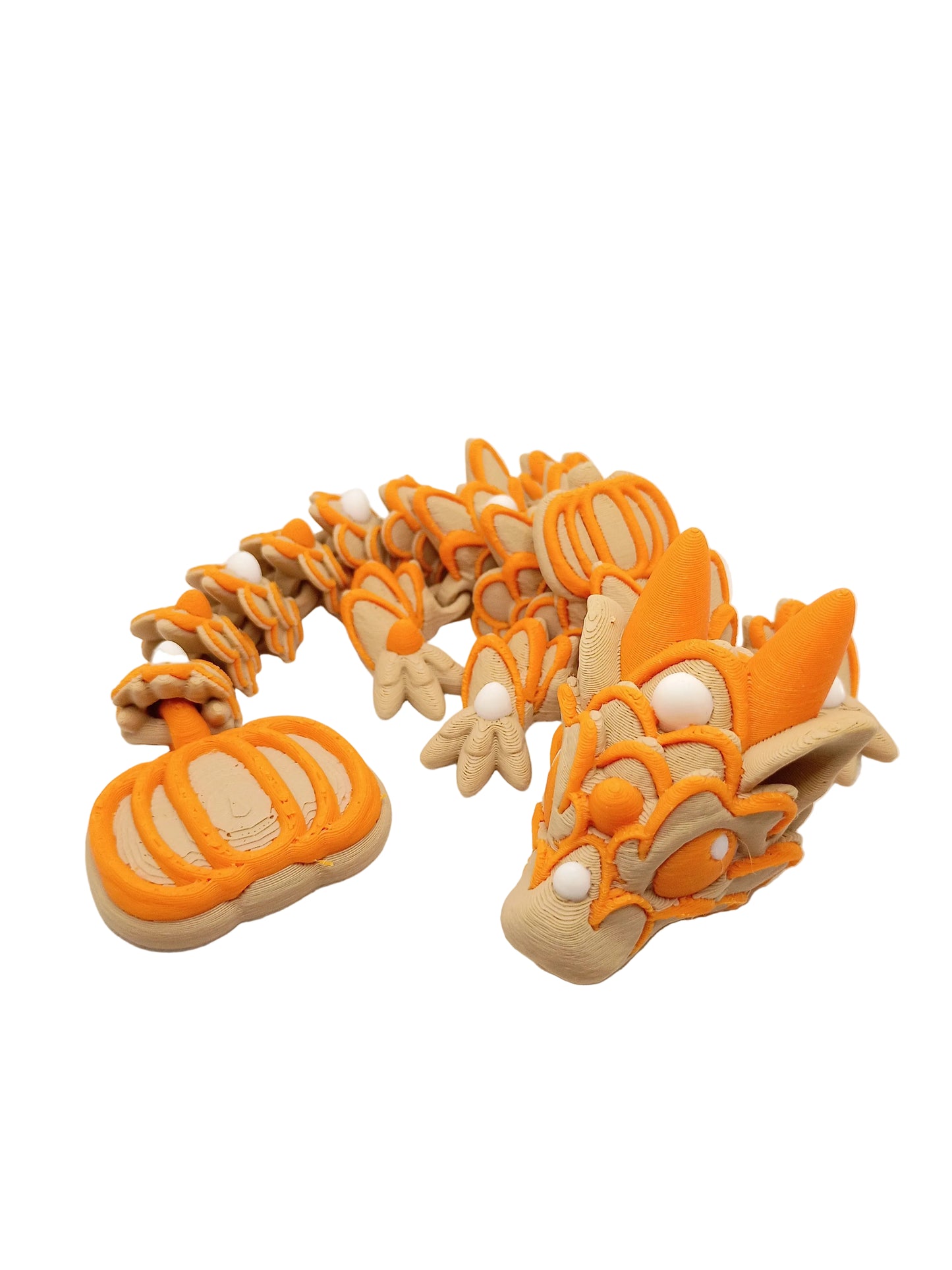 9" Pumpkin cookie dragon